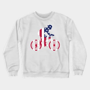 PROUD AMERICAN CYCLIST Crewneck Sweatshirt